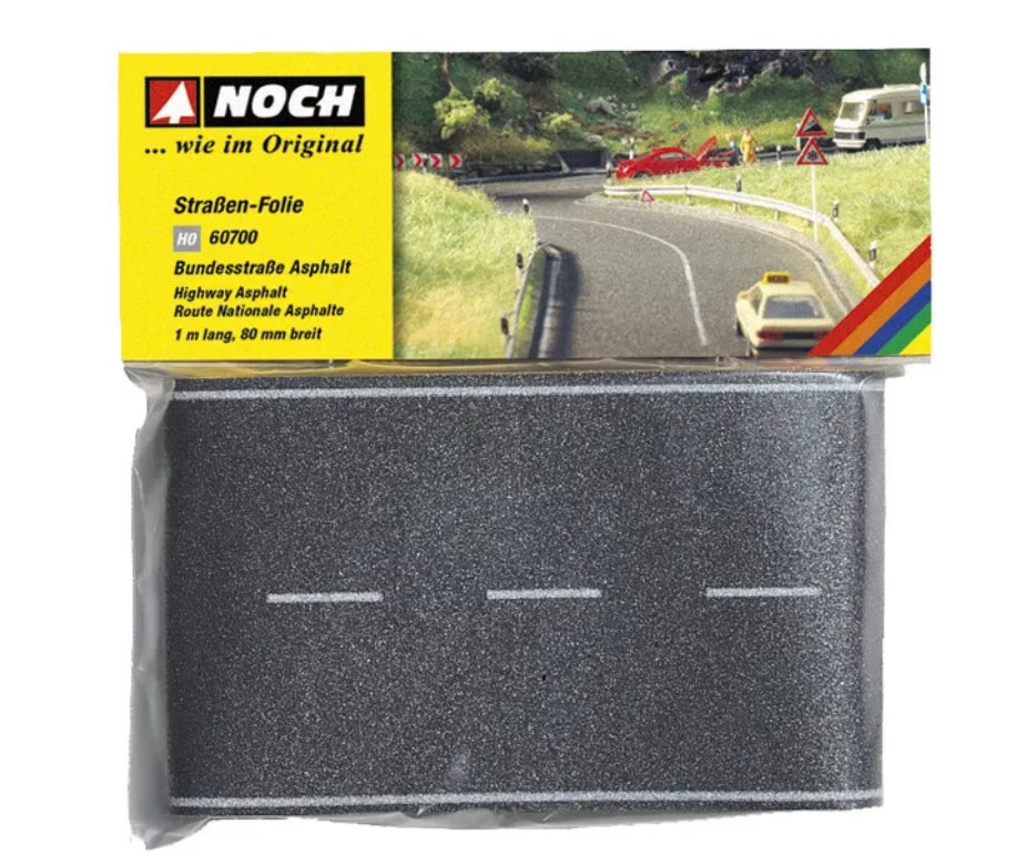 Noch 60700 Bundesstraße Asphalt 100 x 8 cm 1:87 Spur H0 NEU OVP