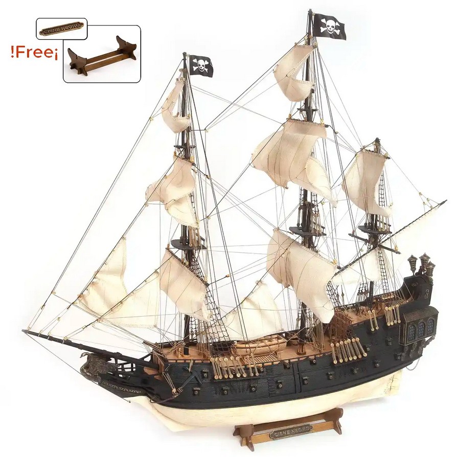 OcCre 12012 Black Swan Piratenschiff 1:75 Holzbausatz NEU OVP