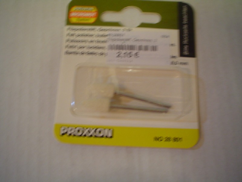 Proxxon 28801 Filzpolierstift Geschoßform 2 Stück