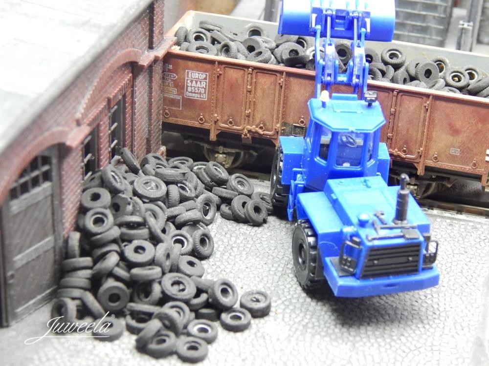 Juweela 28172 Altreifen PKW - 1:87 - 20g - Neu - OVP