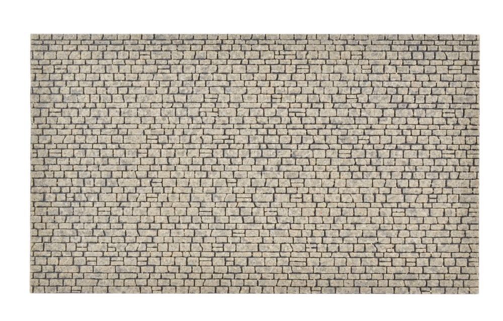 Vollmer 48220 H0 Mauerplatte Naturstein aus Steinkunst,L 26,5 x B 15,5 cm