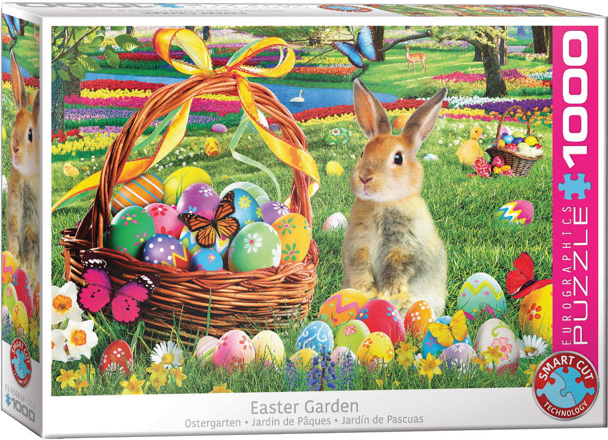 EUROGRAPHICS 6000-5773 Ostergarten 1000 Teile Puzzle NEU OVP Hase