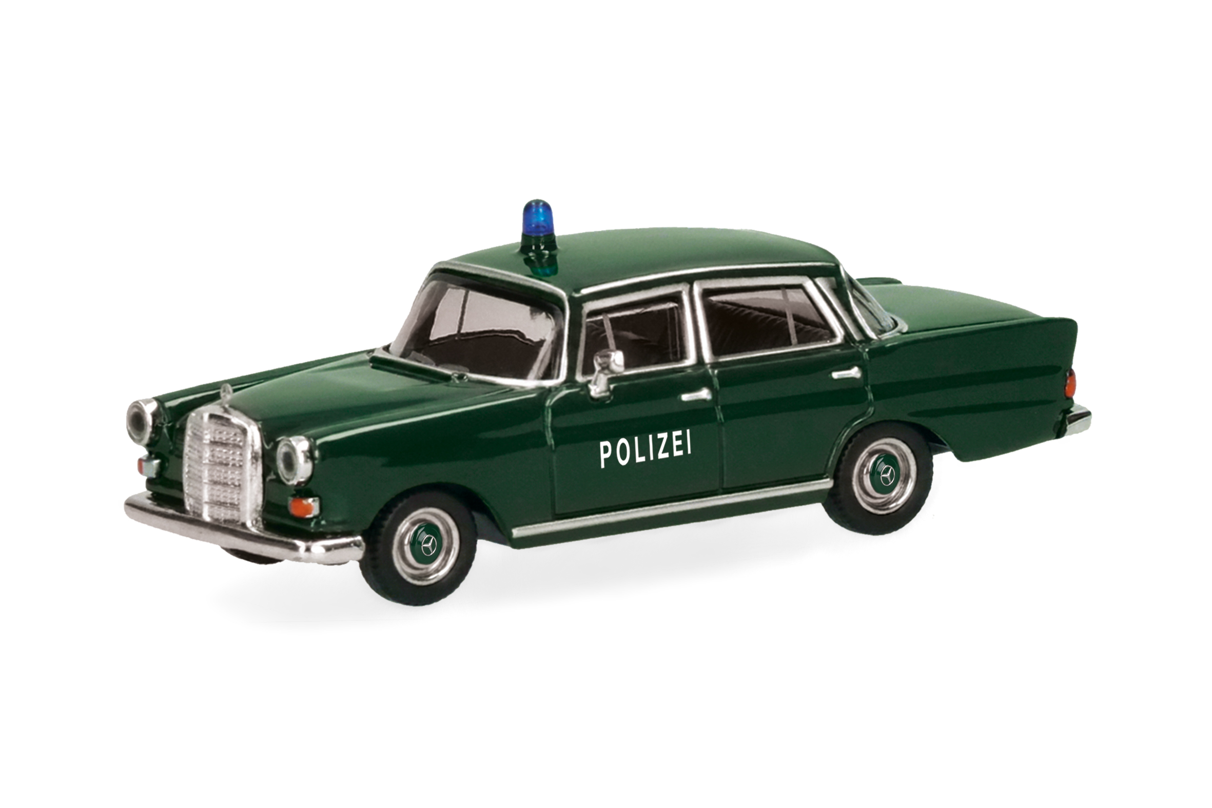 Herpa 099905 MB Heckflosse Polizei grün