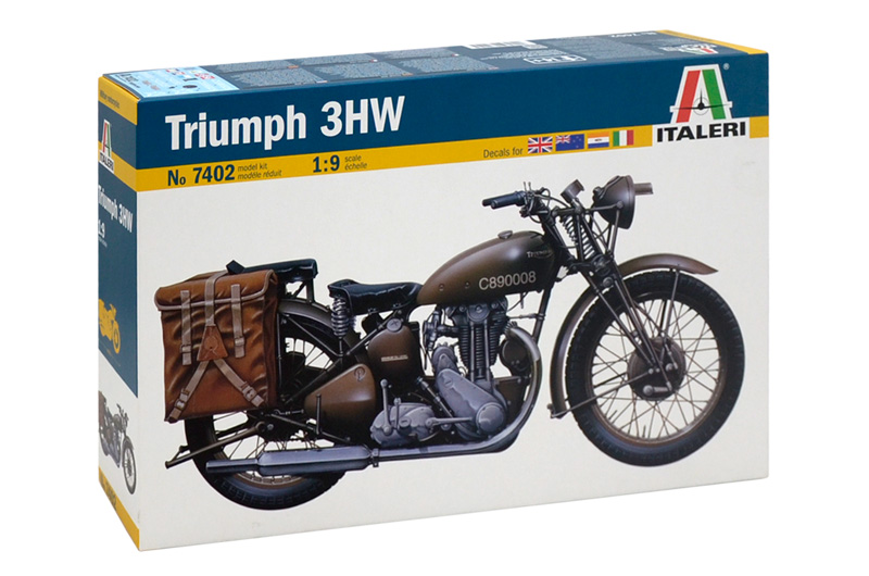 Italeri 7402 TRIUMPH 3HW 1:9 Modellbausatz NEU OVP