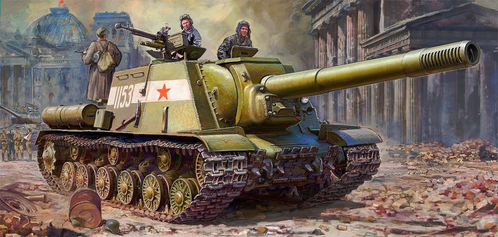 Zvezda 3721 ISU-152 1:35 Modellbausatz NEU OVP