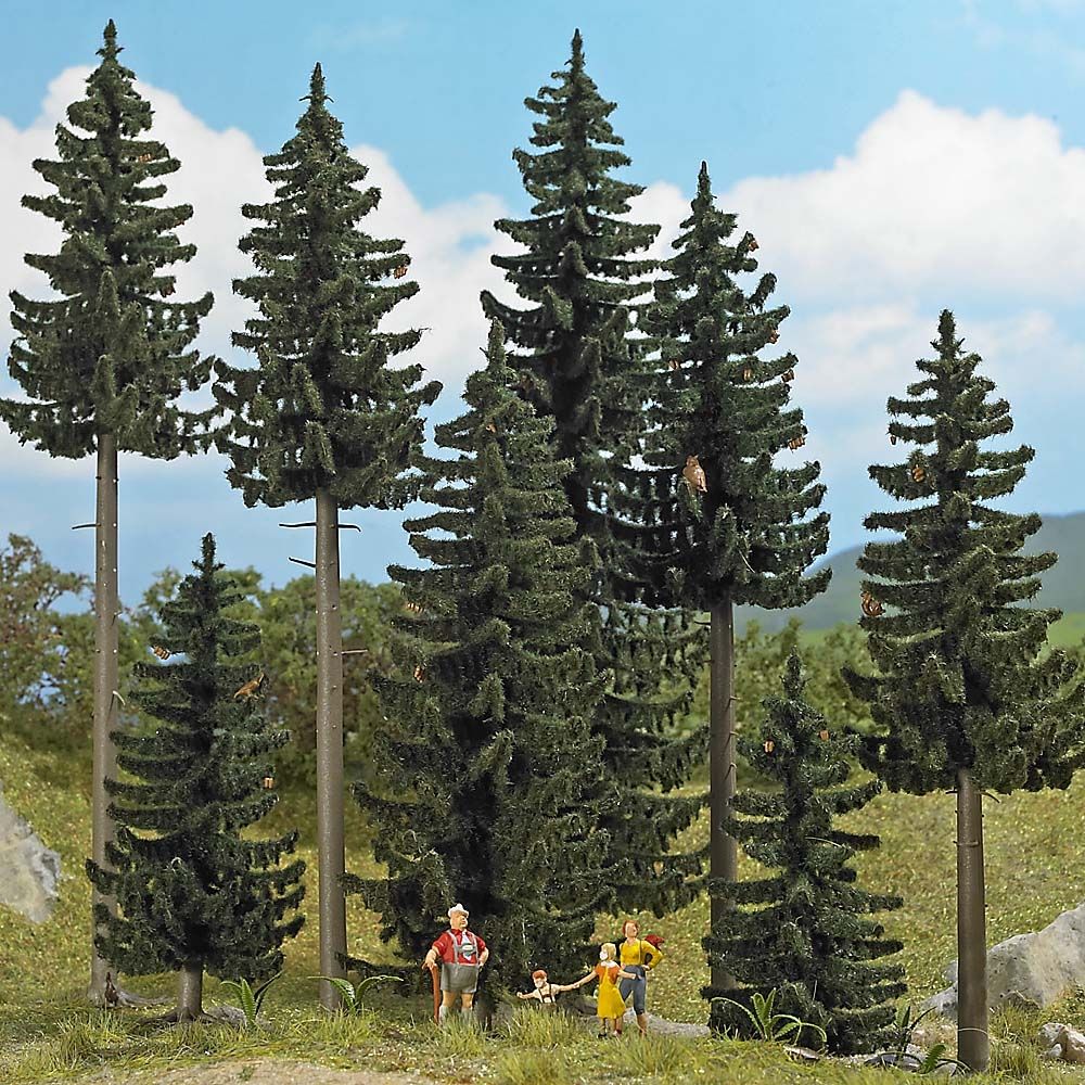 Busch 6391 Fichten-Wald 1:87 Spur H0 Neu OVP
