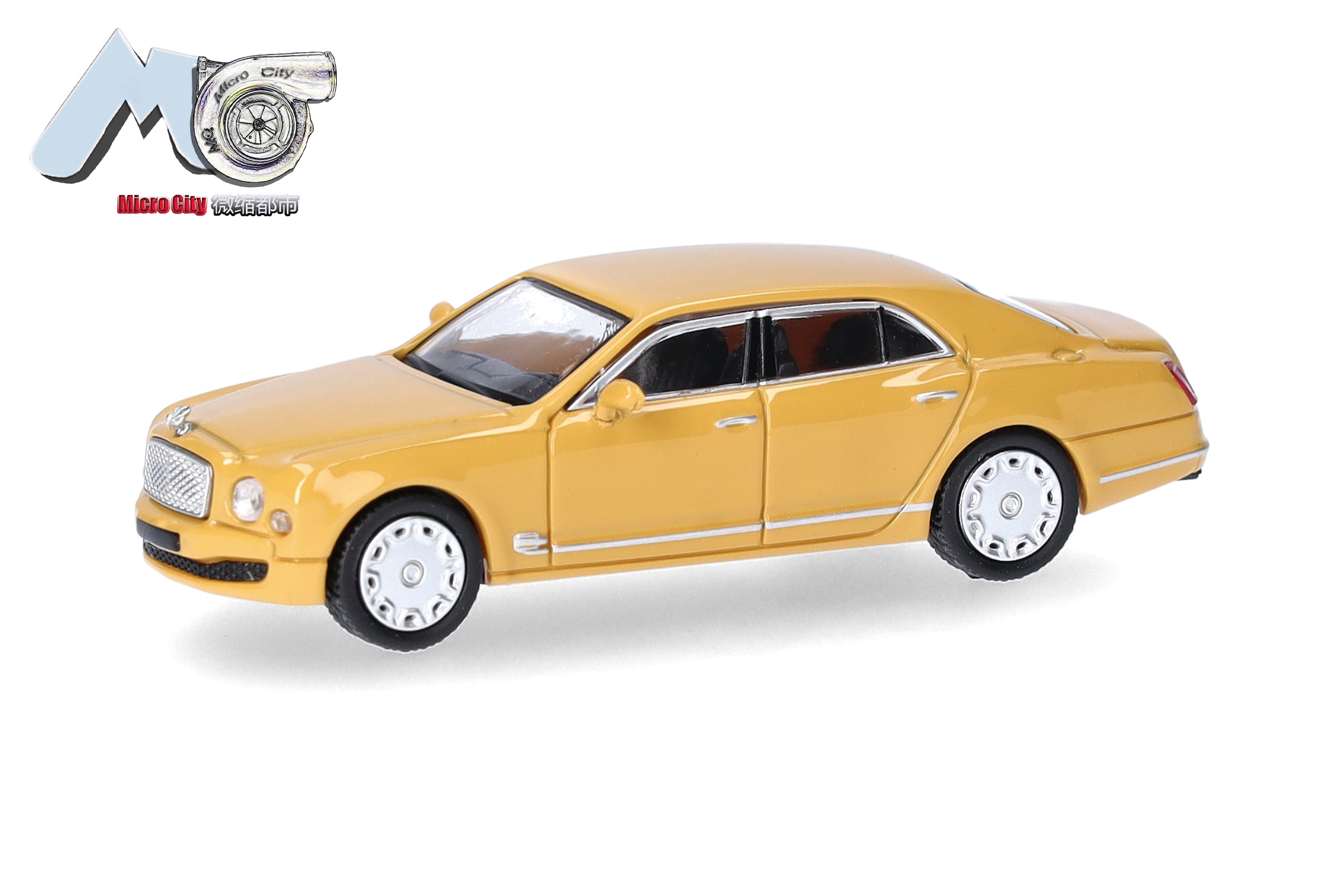 Herpa 87MC000150 Bentley Mulsanne, gelb yellow