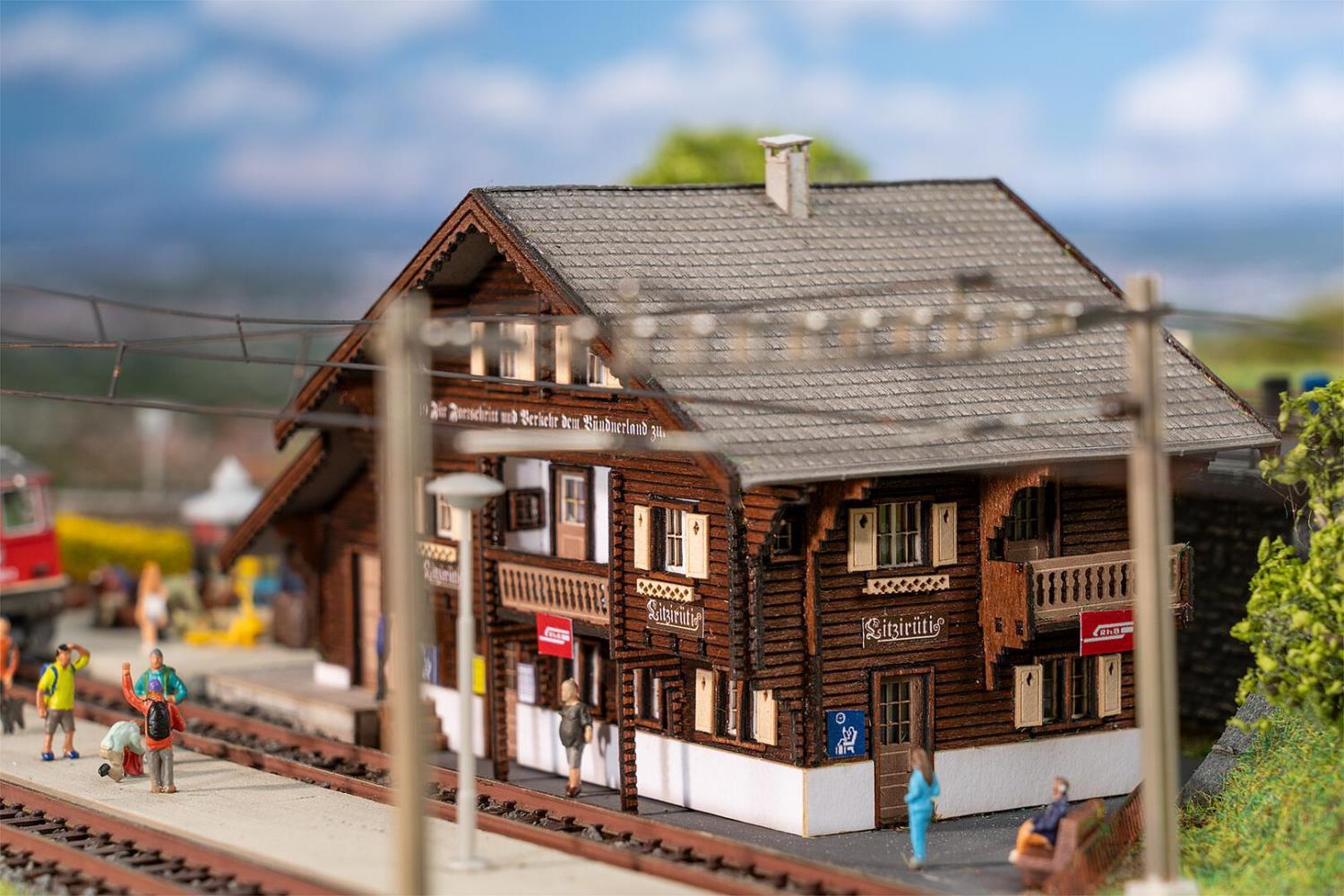 Faller 212127 Bahnhof Litzirüti 1:160 Spur N Bausatz Neu OVP