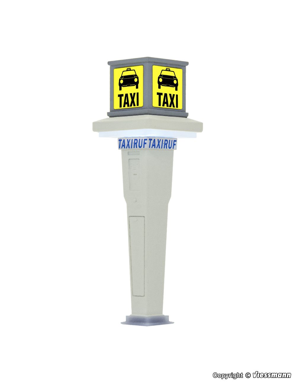 Viessmann 1378 Taxistand mit LED-Beleuchtung 1:87 Spur H0 Neu OVP