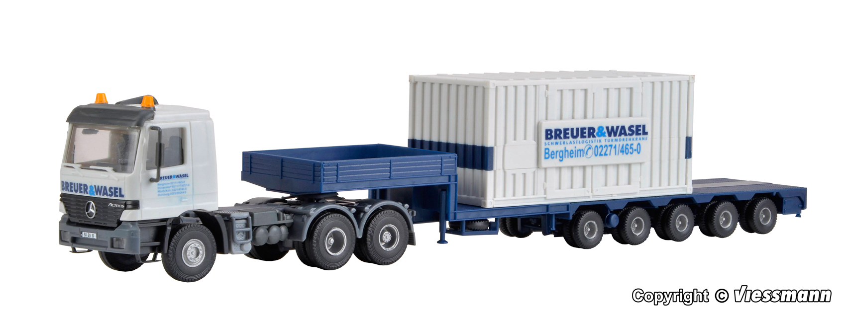 Kibri 13057 MB ACTROS Begleittransporter zum LG 1550 1:87 NEU