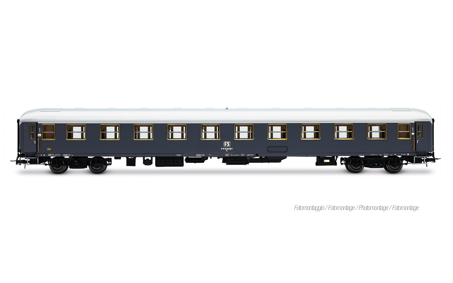 Rivarossi HR4412 FS, 3-tlg. Set Exp 234/235 Remus Roma – Wien, bestehend aus