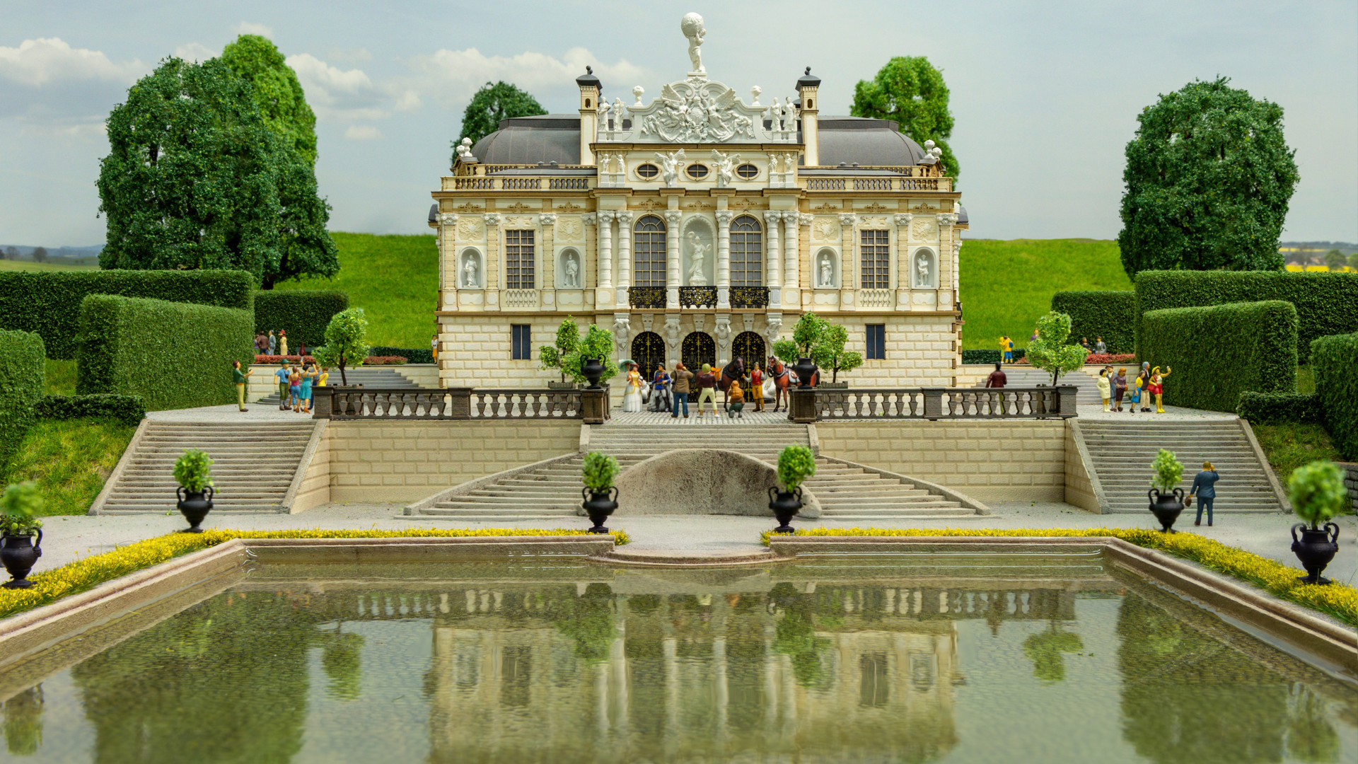 Noch 66991 Schloss Linderhof 1:87 Spur H0 Bausatz NEU OVP