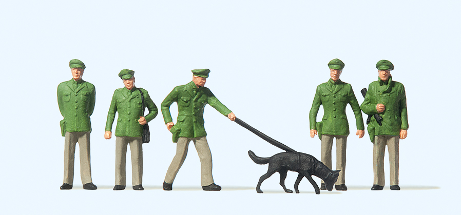Preiser 14008 Polizisten 1:87 Spur H0 Neu OVP Figuren