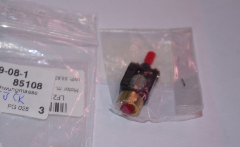Roco 85108 Motor m. Schnecke + Schwungm.