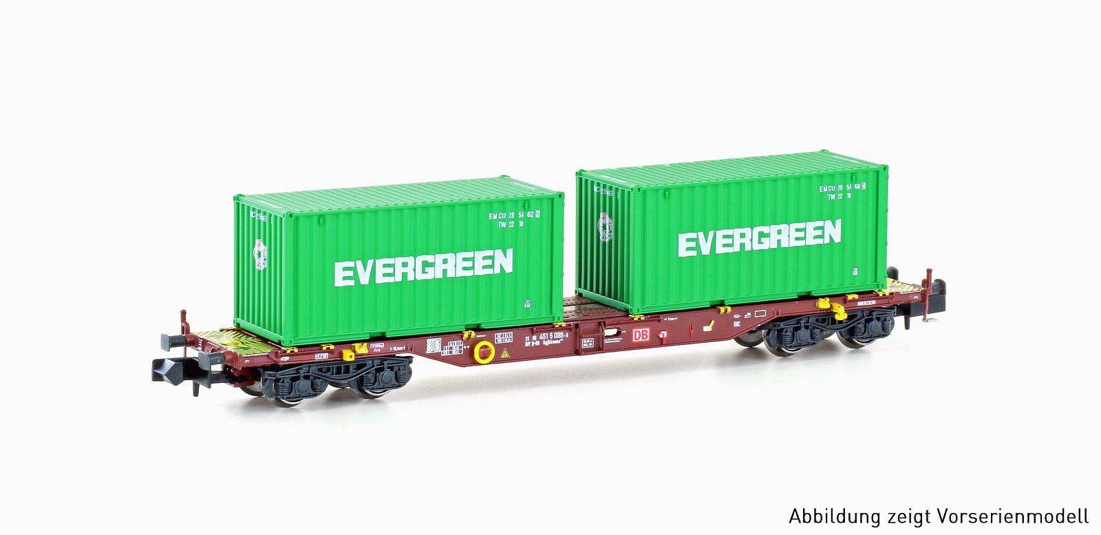 Hobbytrain H23204 Containerwgn Sgjkkmms 699 DB Ep.VI Evergreen Spur N
