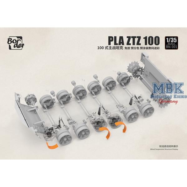 Border Model BN-001 PLA ZTZ-100 1:35 Modellbausatz NEU OVP