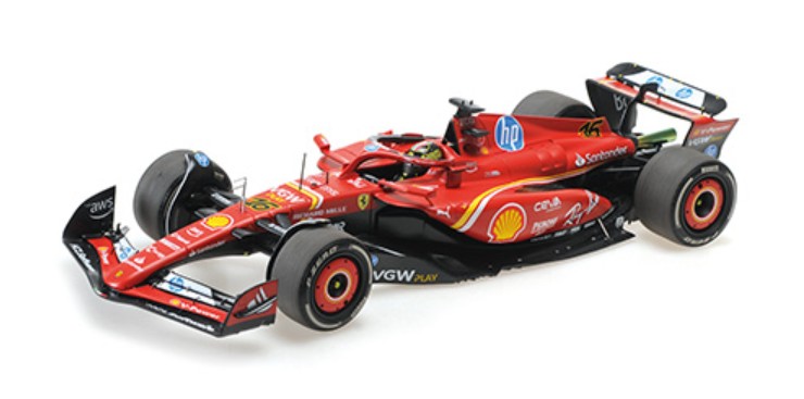 BBR 241846 CHARLES LECLERC WINNER GP ITALY 2024 1:18 NEU