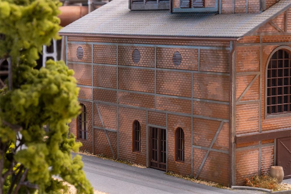 Faller 130024 Gebläsehalle mit Rohrleitungen 1:87 Spur H0 Bausatz