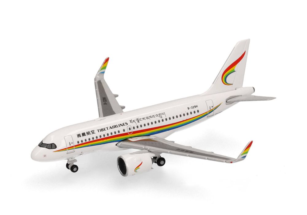 Herpa 538718 Tibet Airlines Airbus A319neo 1:500 Standmodell NEU