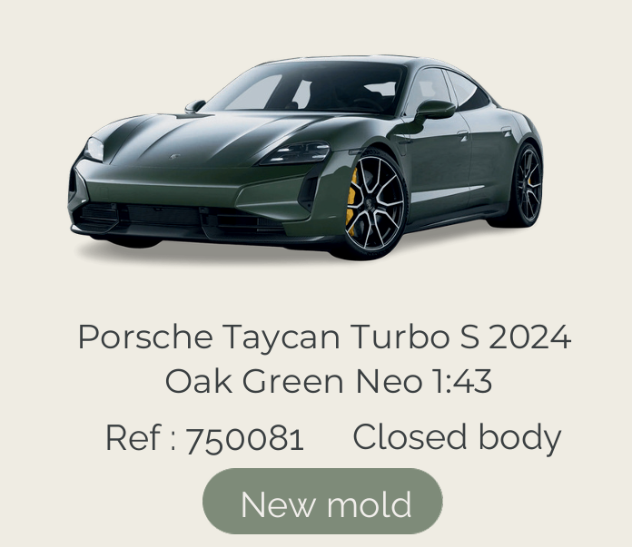 Norev 750081 Porsche Taycan Turbo S 2024 Oakgreen Neo 1:43