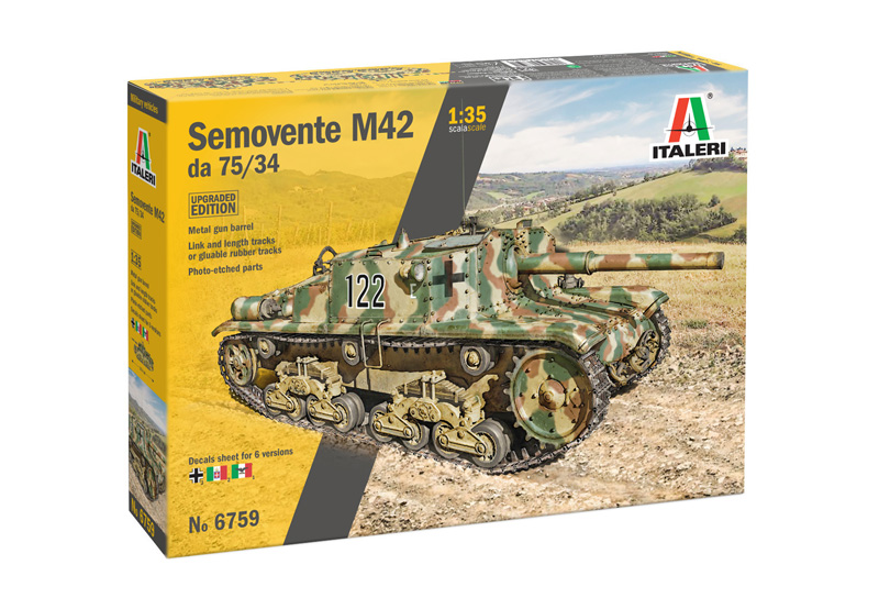 Italeri 6759 Semovente M42 da 75/34 UPGRADED EDITION 1:35