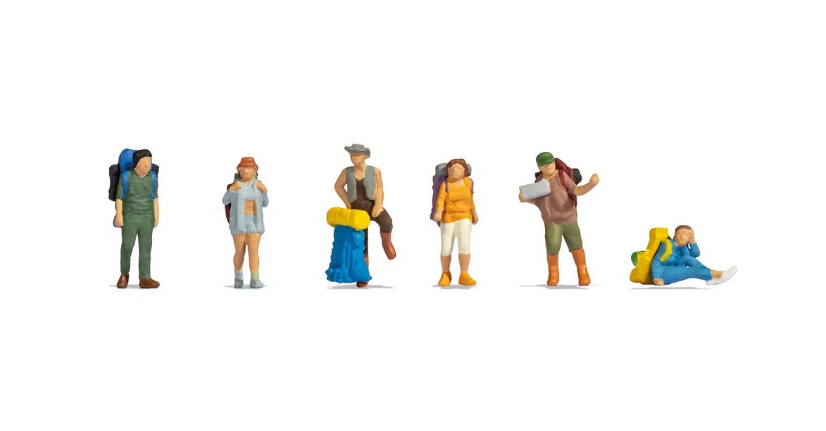 Noch 45247 Backpacker und Tramper 1:120 Spur TT Neu OVP Figuren