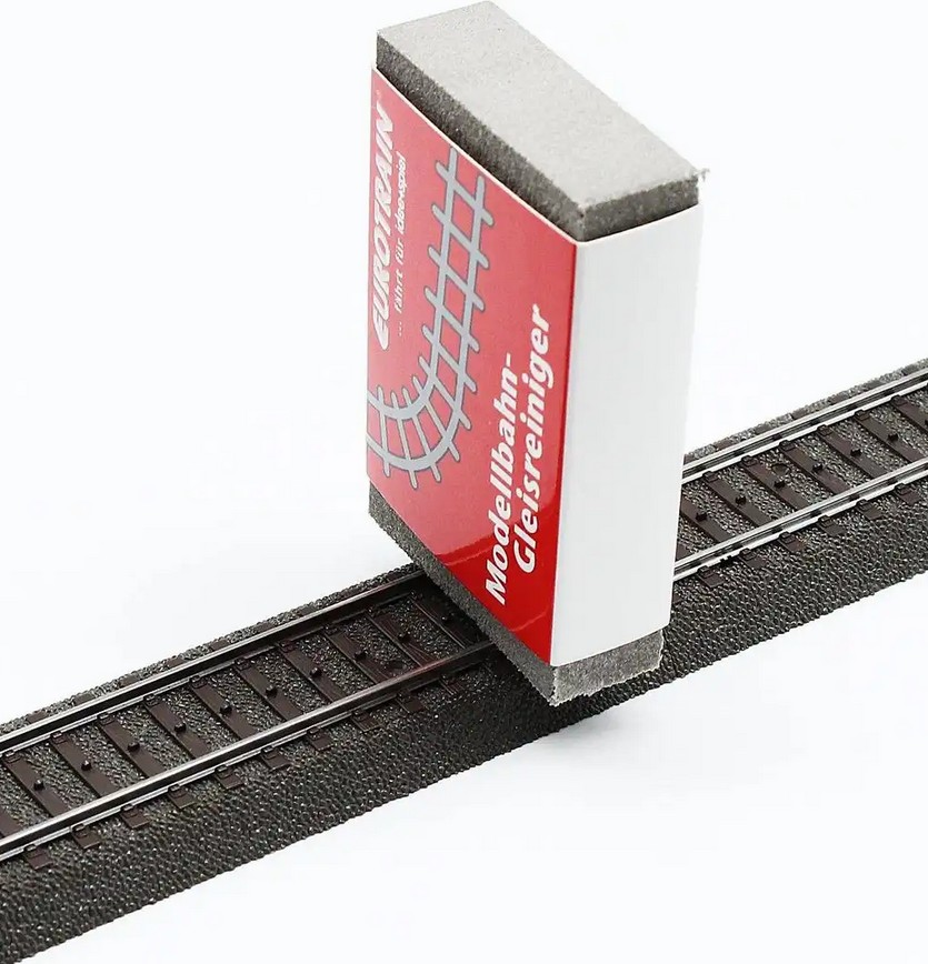 idee+spiel 810-50086 Gleisreiniger Eurotrain für Modellbahnen 80x50x20mm