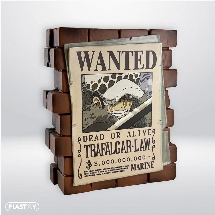 Plastoy 80283 One Piece Wanted Law 15 cm NEU OVP Spardose