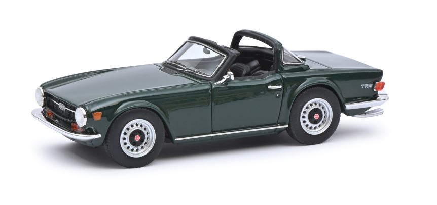 Schuco 450913000 Triumph TR6 grün 1:43 PRO.R43 Standmodell Neu OVP
