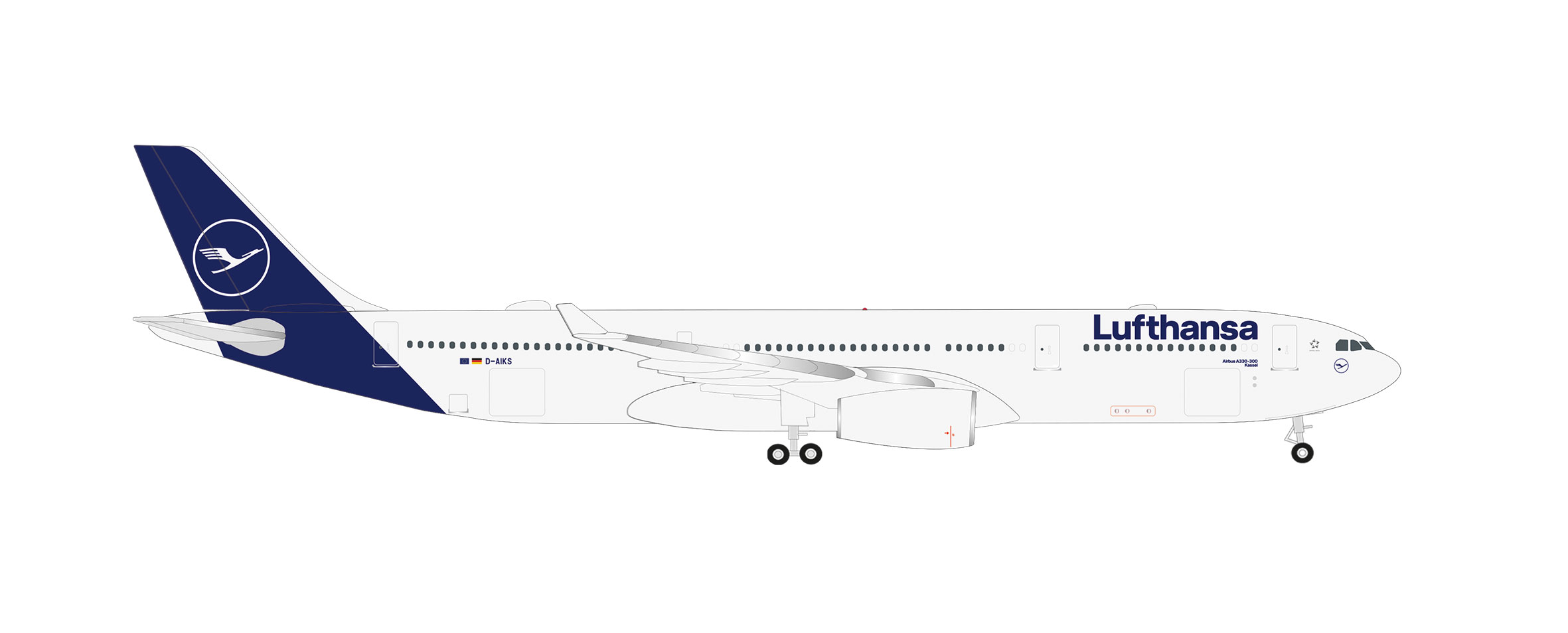 Herpa 538954 A330-300 Lufthansa