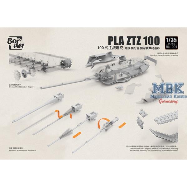 Border Model BN-001 PLA ZTZ-100 1:35 Modellbausatz NEU OVP