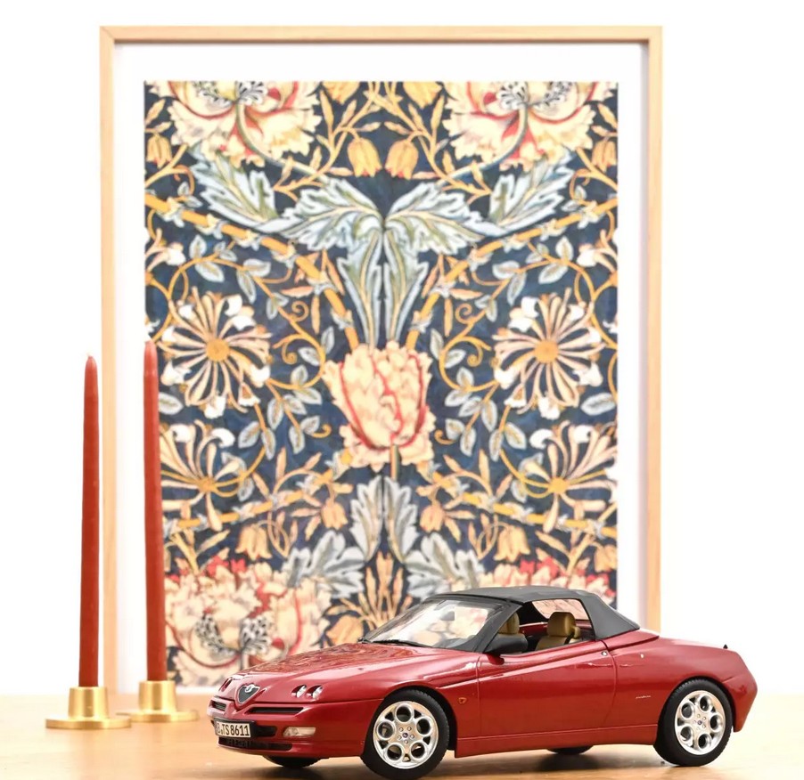 Norev 187854 Alfa Romeo Spider 1999 Proteo Rot metallic 1:18 NEU