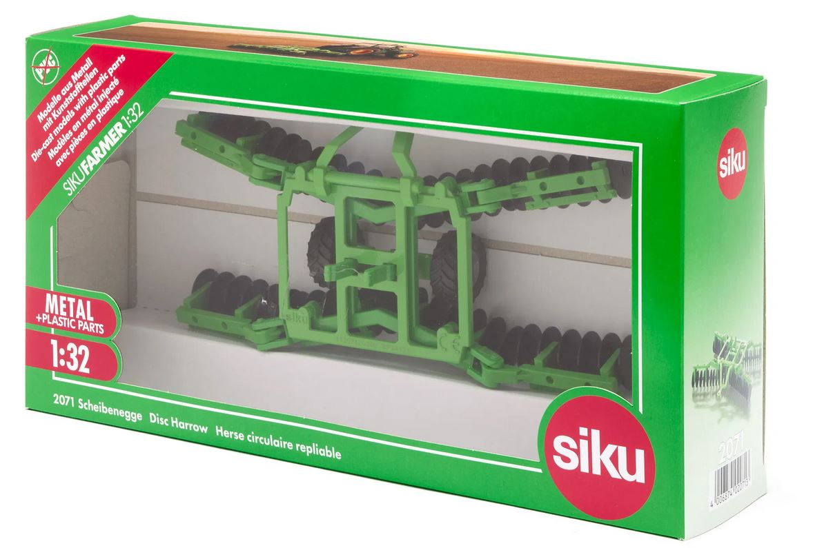 Siku 2071 Scheibenegge 1:32 Spur 1 Standmodell Neu OVP