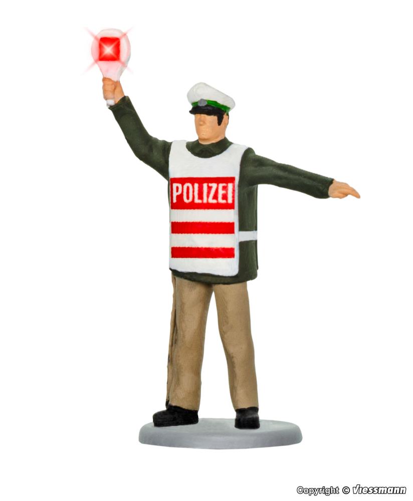Viessmann 1518 Polizist mit beleuchteter Kelle 1:87 Spur H0 Neu OVP