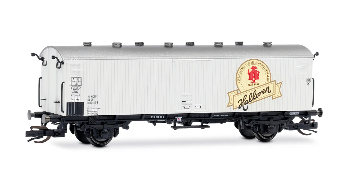Arnold HN9776 DR 2-achs Fährbootkühlwagen „Halloren” 1:120 Spur TT