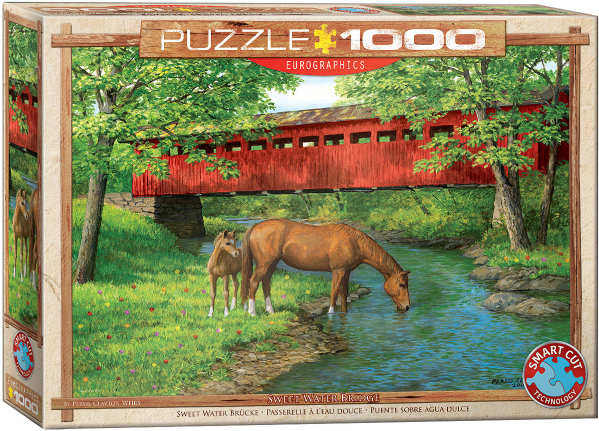 EUROGRAPHICS 6000-0834 Sweet Water Brücke Persis Clayton Weirs 1000 Teile