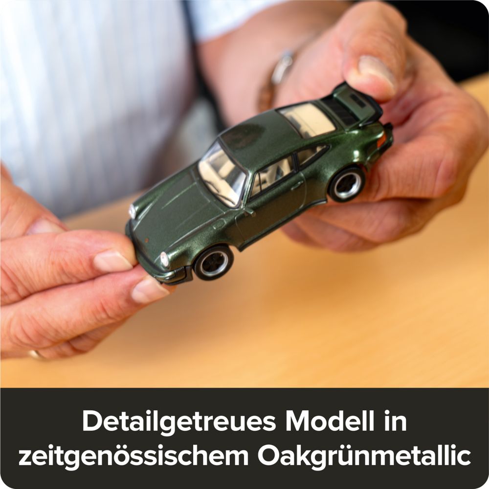 Franzis 67233 Porsche 911 Turbo Oakgrünmetallic Adventskalender 1:43