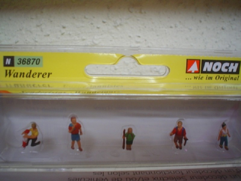 Noch 36870 Wanderer 6 Stück  Spur N NEU OVP Figuren