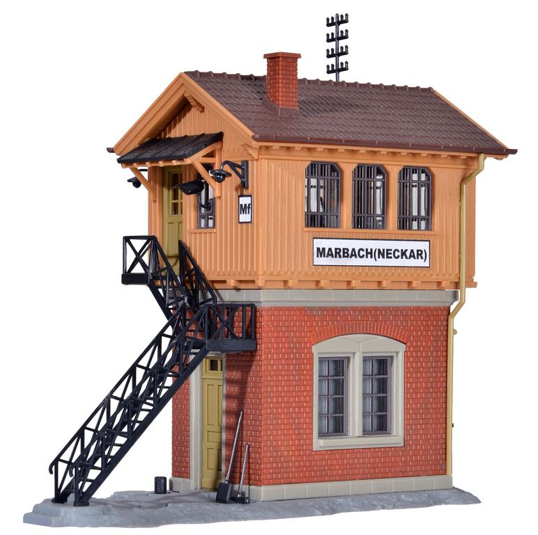 Kibri 39477 Stellwerk Marbach - Spur H0 - Bausatz - Neu - OVP