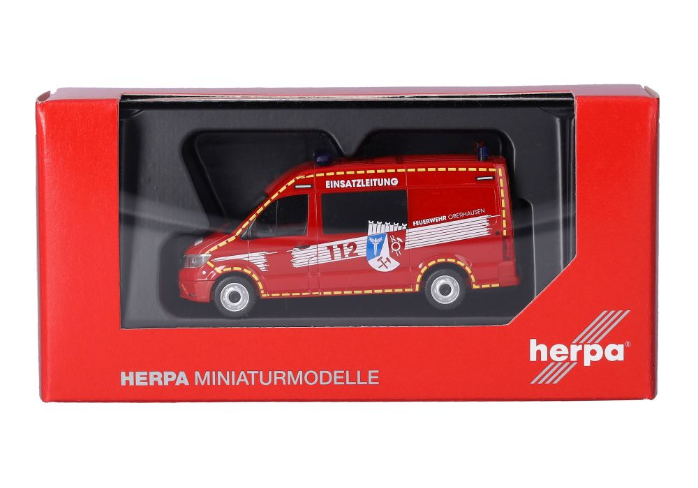 Herpa 098731 MAN TGE Halbbus HD "FW Oberhausen/ELW" 1:87 NEU