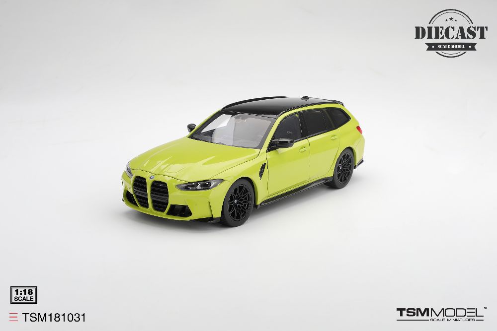 TSM TSM181031 1:18 BMW M3 TOURING (G81) SAO PAULO YELLOW SOLID 2023