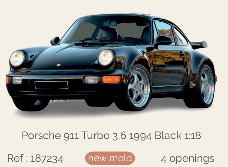 Norev 187234 Porsche 911 Turbo 3.6 1994 Black 1:18