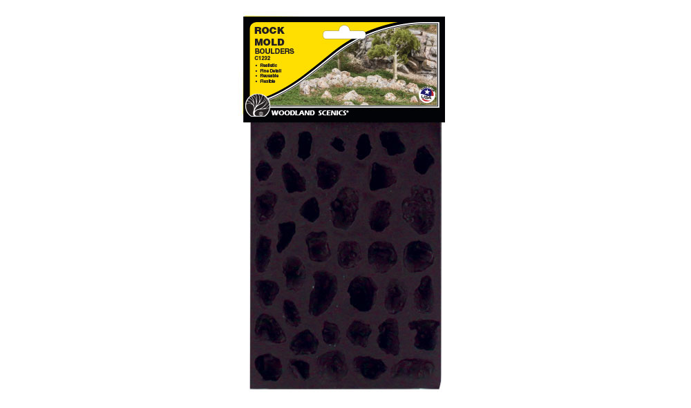 Woodland Scenics C1232 Gießform Geröll Neu OVP