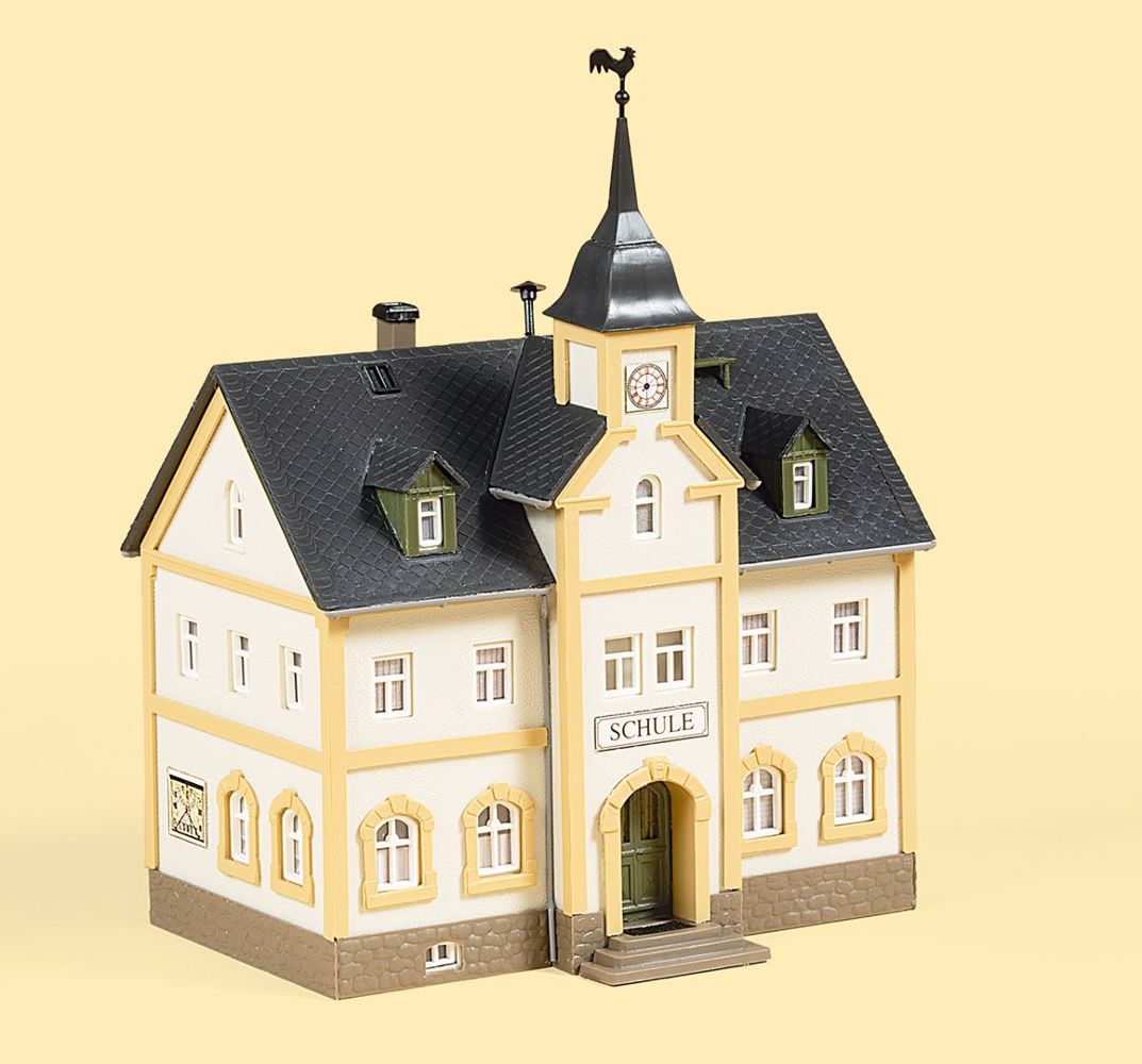 Auhagen 12353 Dorfschule 1:87/1:120 Spur H0/TT Bausatz Neu OVP