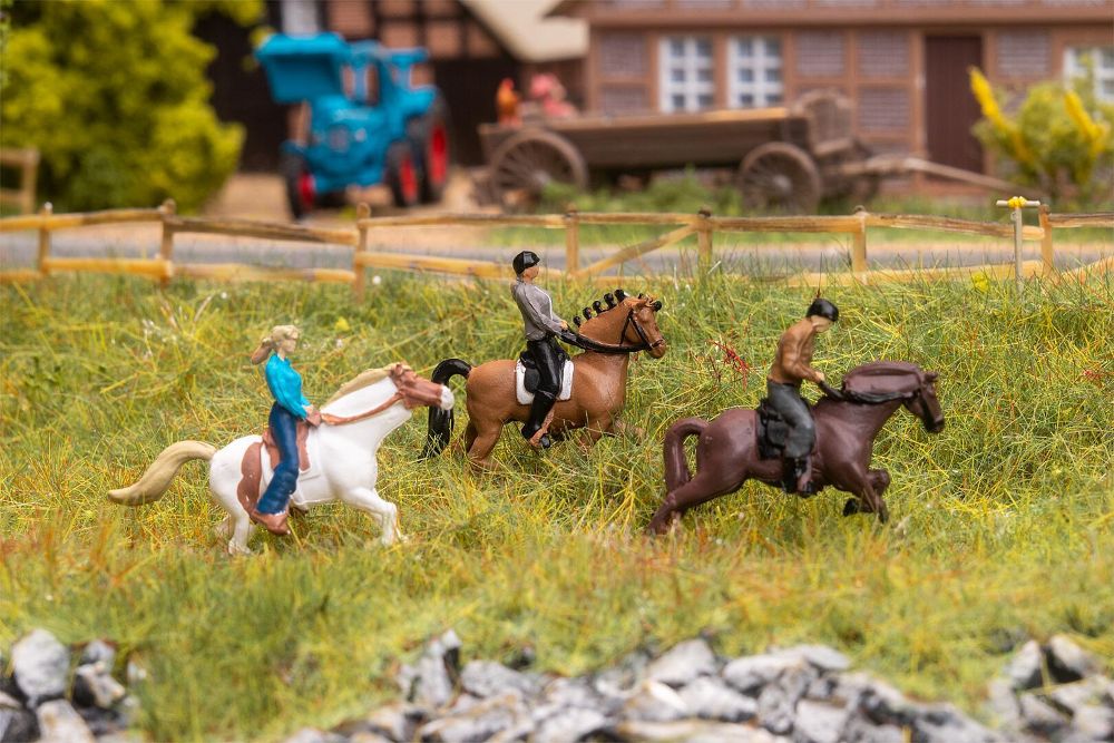 Faller 151746 Ross und Reiter 1:87 Spur H0 NEU OVP Figuren Tiere