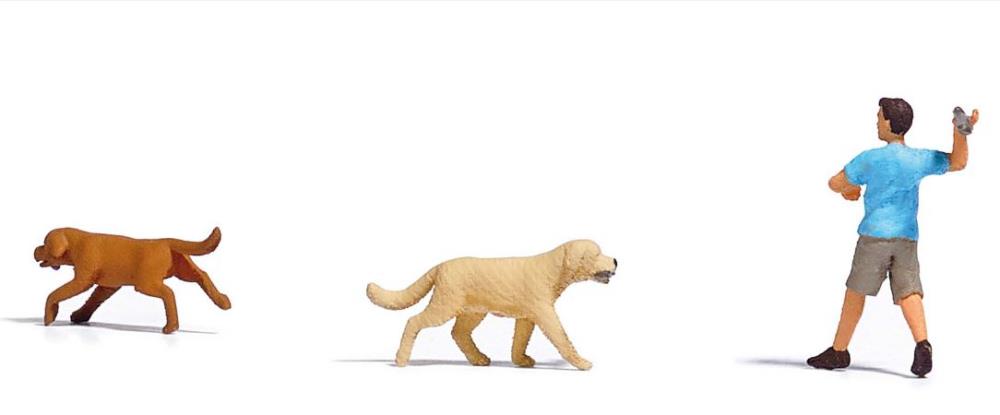 Busch 7896 Apportierspiel mit Hunden