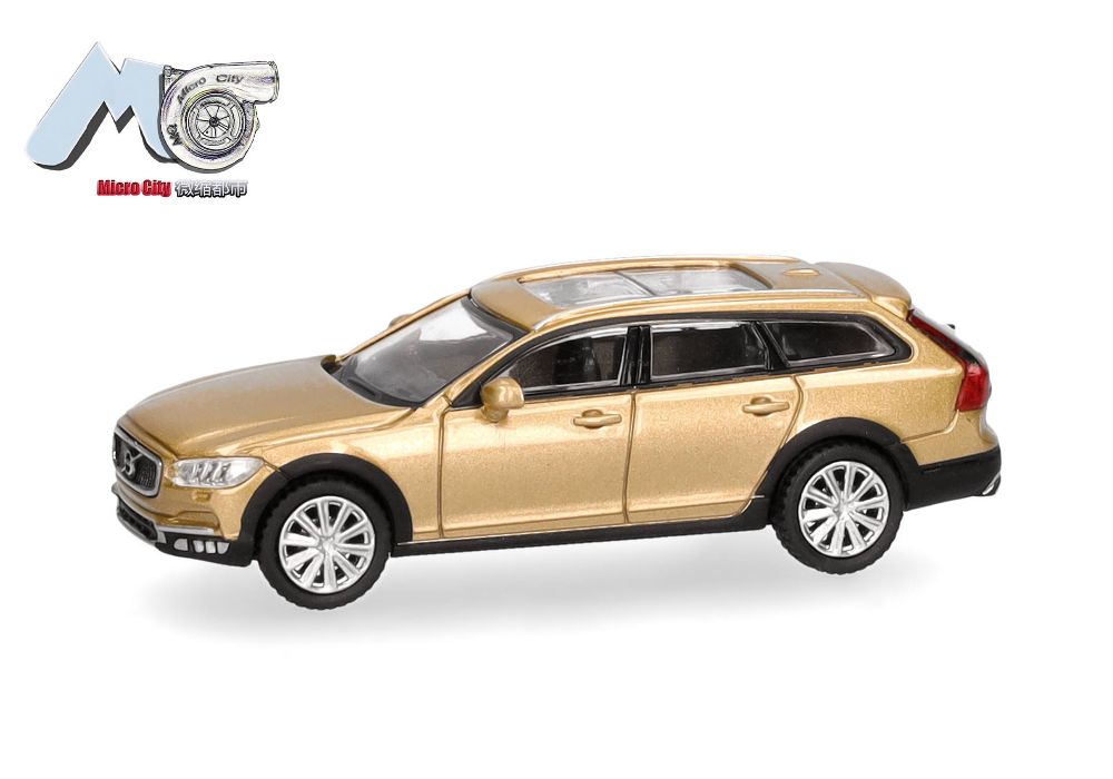 Herpa 87MC000021 MicroCity: Volvo V90 gold (ab 2017) 1:87 Spur H0 NEU