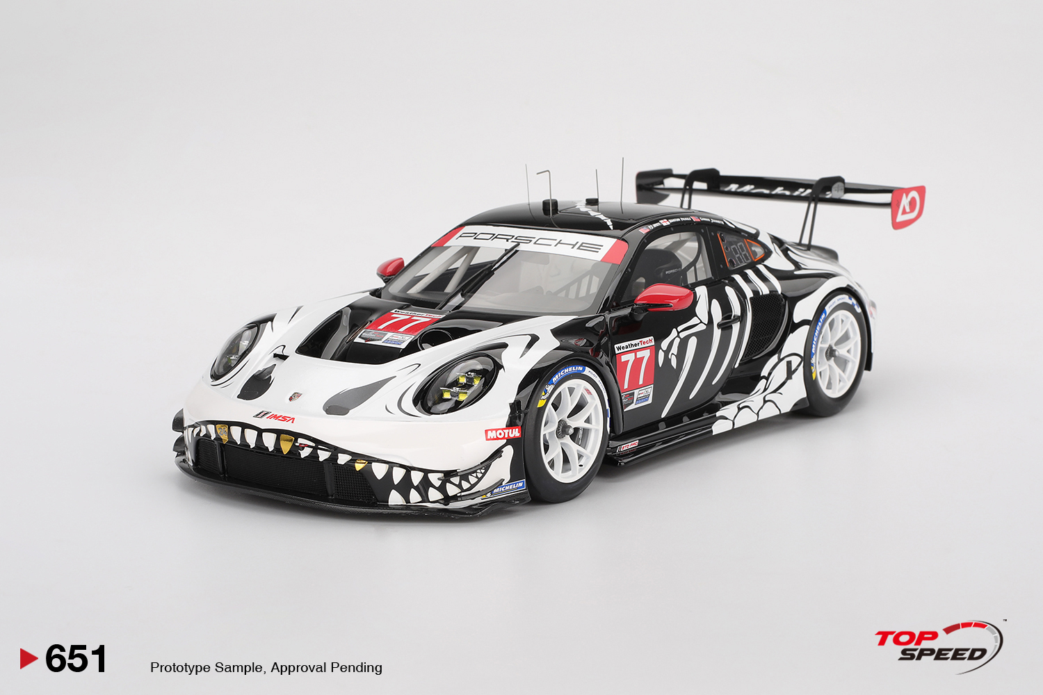 Top Speed TS0651 1:18 PORSCHE 911 (992) GT3 R #77 GTD PRO AO RACING