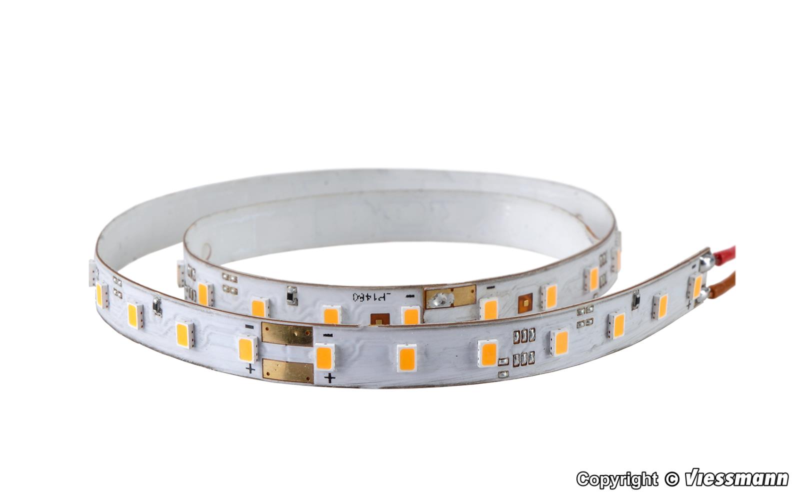 Viessmann 5088 LED-Leuchtstreifen 5 mm breit mit 42 LEDs weiß - Neu