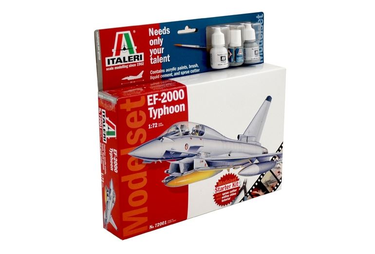 Italeri 72001 EF-2000 Typhoon 1:72 Bausatz inkl. Farben